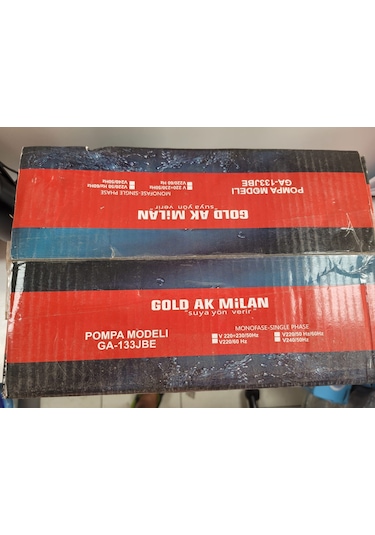 Gold Ak Milan Su Pompasi 3 Bar