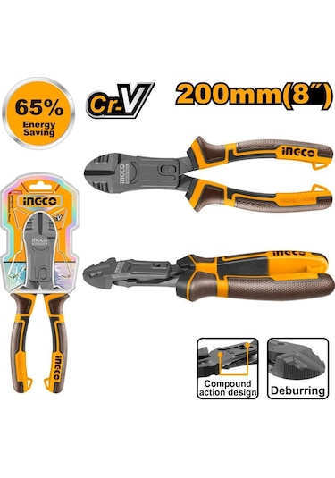 Ingco HCDCP58200 Çok Amaçlı Yan Keski 200 MM