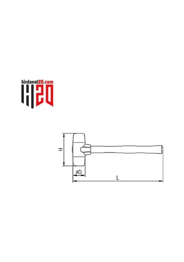 İzeltaş Plastik Çekiç 30Mm - 5850250030