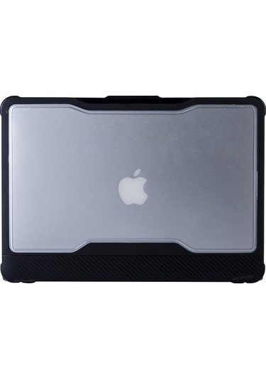 Macbook Air Kılıf Hardcase A1369 A1466 İle Uyumlu Kılıf Outdoorhf Siyah