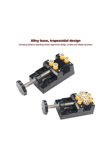 Reedark Mini Mengene - Alüminyum Alaşımlı Evrensel Sabitleyici, 55mm Çeneli, Taşınabilir