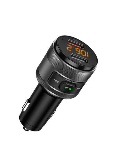 C57 Qc3.0 Kablosuz Fm Verici Hızlı Araç Şarj Cihazı Bluetooth 5.0 Eller Serbest Araç Modülatör Usb Flash Bellek Mp3 Çalar