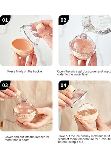 2 Adet Ev Viski Ampulü Buz Topu Buz Küpü Huni İle Silikon Kalıp Gök Mavisi Mavi