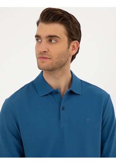 Pierre Cardin 50294438-VR059 Erkek Sweatshirt -  Açık Lacivert