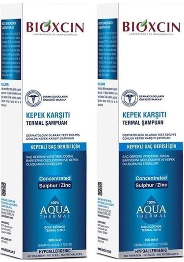 Aqua-thermal 300 Ml Kepek Karşıtı 2 Adet Şampuan