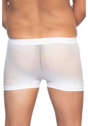 Moon Wear Beyaz Mı Emay 2106 Soft Erkek Boxer Beyaz