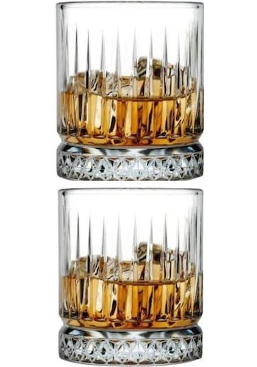 Perlotus 355 CC Özel Kesme 2'li Viski Bardağı