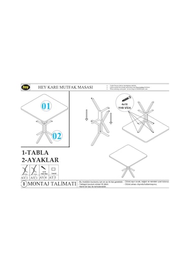 Tepe Ceviz Beyaz Mutfak Yemek Masası Balkon Masası Kavisli Köşe Beyaz Ayak 70 Cm