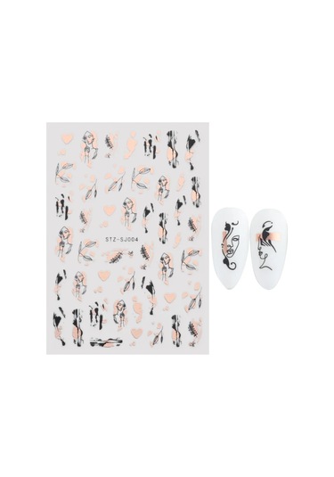 Yeşil Yapraklar Mantar 3d Yapıştırıcı Tırnak Çıkartmaları Şeytan Göz Dondurma Nail Art Kaydırıcılar Rüya Catcher Kaktüs Bahar Folyolar Ppeb171 Kaplan Şerit