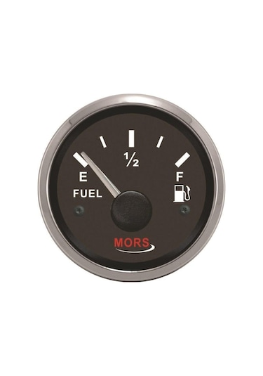 Yakıt Göstergesi Siyah 12-24v Çap:55mm