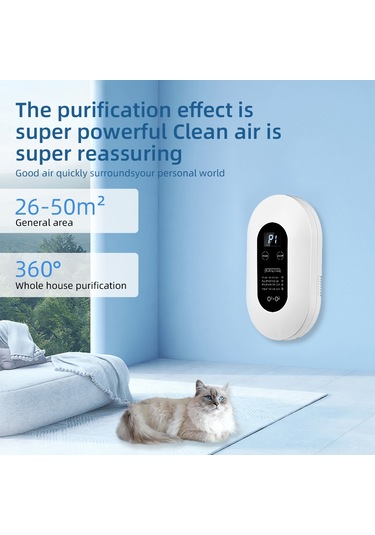 Reedark Taşınabilir Hava Temizleyici - Duman, Koku Ve Formaldehiti %99,3 Temizler, 4 Modlu Sessiz Çalışma 33db Beyaz