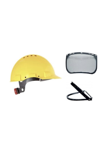 Sarı Barete Monte Yüz Siperlik Koruma Bbu Sc3000r + Essafe 1253-1220