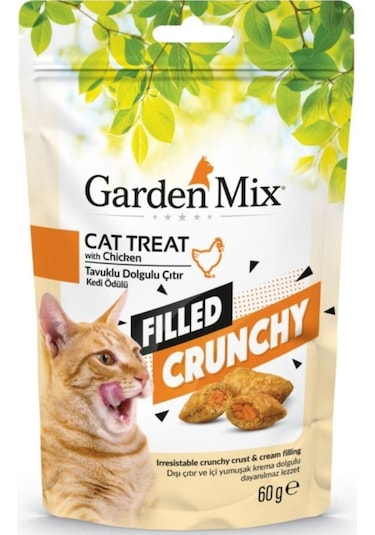 Garden Mix Tavuklu İçi Dolgulu Kedi Ödülü 60gr