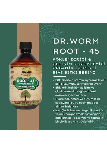 Root-45 Köklendirici & Gelişim Destekleyici Sıvı Bitki Besini