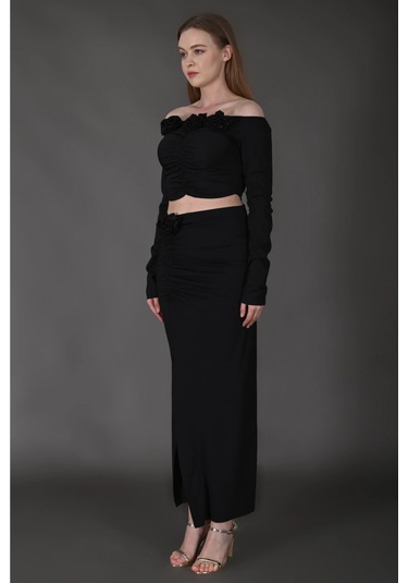 Trend Kadın Yeni Sezonda Şıklığı Ve Konforu Bir Araya Getiren İkili Takım Siyah