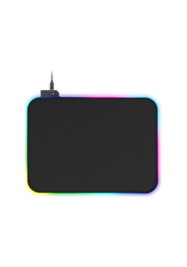 Geeksen Rgb Aydınlatmalı Kaymaz Oyuncu Mouse Pad, 14 Işık Modu, Usb Bağlantılı, 35x25cm