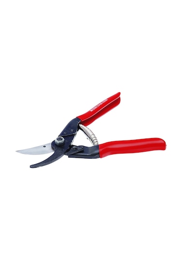 İzeltaş 6715270225 Bağ Makası Confort Tip, Kırmızı/Siyah/Krom, 22