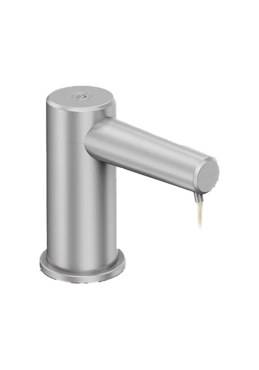 Xurunkeji Tezgah Üstü Lavabo Musluğu Sabunluk Kızılötesi İndüksiyon Otomatik Sabunluk Banyo Sabunlukları Sıvı Gümüş Gümüş