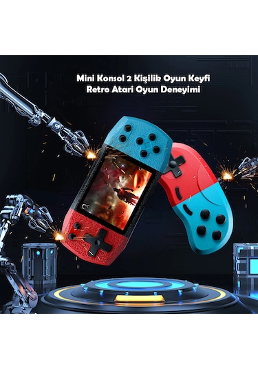 Techtic Tt-Retro 2 Kişilik 620 Klasik Oyun El Atarisi