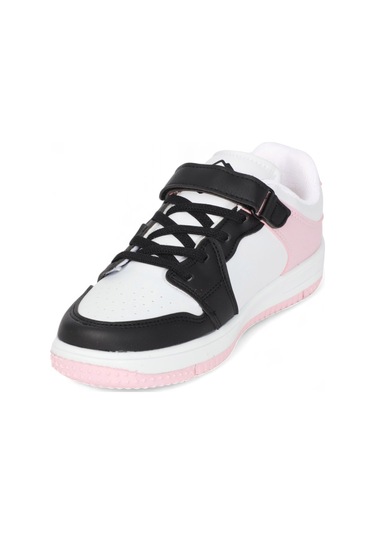 Kidessa 1608 Anatomik Tabanlı Unisex Çocuk Ve Genç Sneakers Ayakk Siyah Pembe
