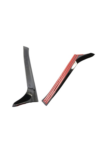 Dianziye Vw Golf 6 2008-2013 Arka Cam Yan Spoileri, Plastik Malzeme, Parlak Siyah, Gz.w0144-lh, Kolay Kurulum, Araç Stili Artırıcı