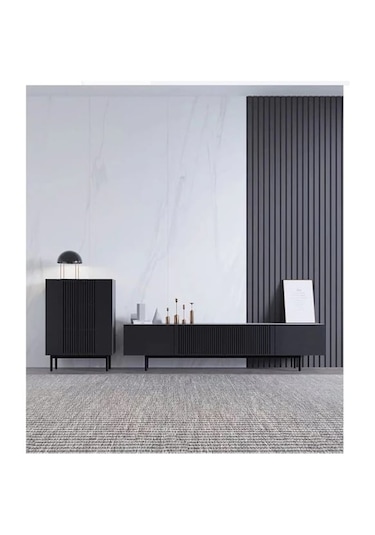 Özbir Mobilya Özbir Mobilya 100x240 Cm Antrasit Renk Akustik Duva