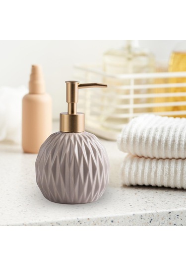 Suntek Seramik Sabunluk Ev Otel Tedarik Duş Şampuanı Bej Için