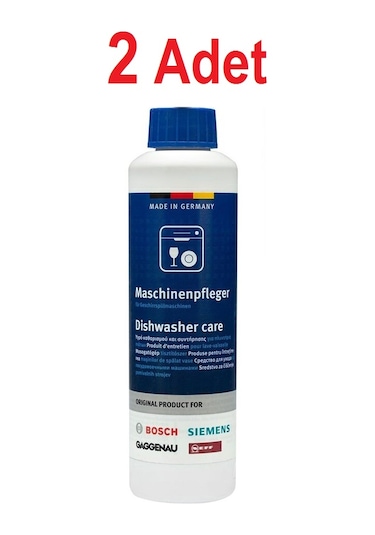Bulaşık Makineleri İçin Kireç Ve Yağ Temizleyici 2 Adet