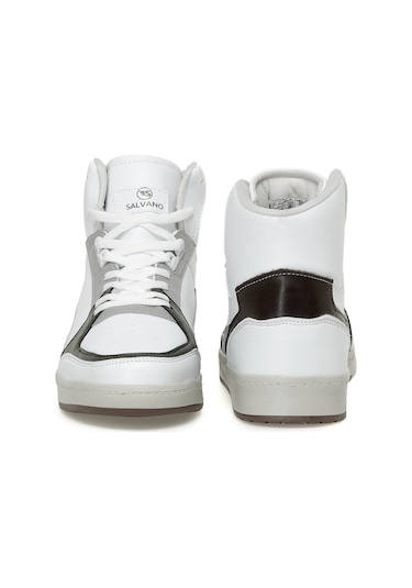 Salvano Best Hı 3fx Beyaz Erkek High Sneaker Beyaz