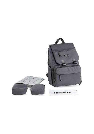 Kraft Moon Bebek Bakım Sırt Çantası Siyah Siyah