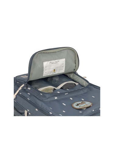 Lassig Happy Prints Çekçekli Çanta Midnight Blue Mavi