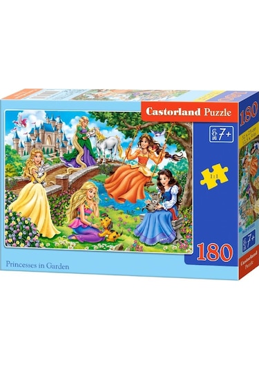 Castorland 180 Parça Prensesler Bahçe'de Çocuk Puzzle