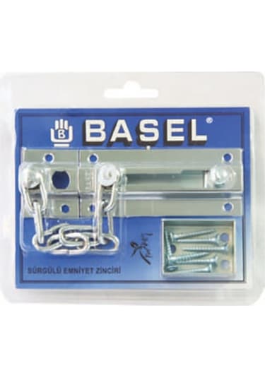 Beşel Sürgülü Emniyet Zinciri Saten Çelik Kapılar İçin N11.780