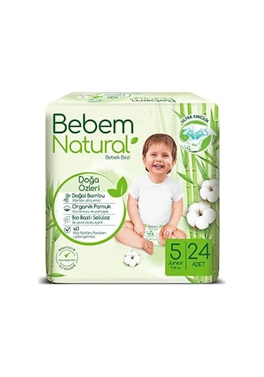 5 Beden Jumbo Bebek Bezi 1 X 24 Adet