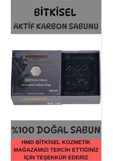 ﻿Hmd Bitkisel Kozmetik Aktif Karbon + Eşek Sütlü Sabun 2 x 125 G