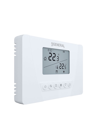 General Aruna 300S RF Kablosuz Oda Termostatı Beyaz