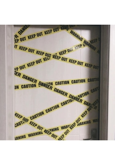 1/rulo 48mm 25 M Uyarı Işareti Bantları Hiçbir Park Eller Kapalı İş Güvenliği Do Not Crush