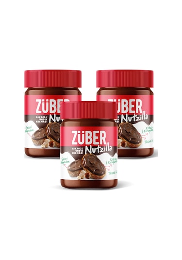 Züber Kakaolu Fındık Kreması 3 x 315 G