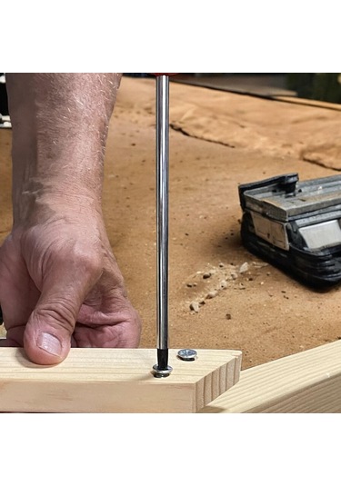 Askılık Ahşap 8 Askılı 183 Cm Sök Tak Kolay Montajlı Askılık Tornavida Diğer