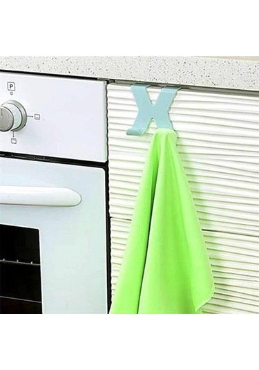 Ollevra Hang İt Pratik Kolay Taşımabilir Havlupan 2 Kancalı Banyo Askısı Beyaz