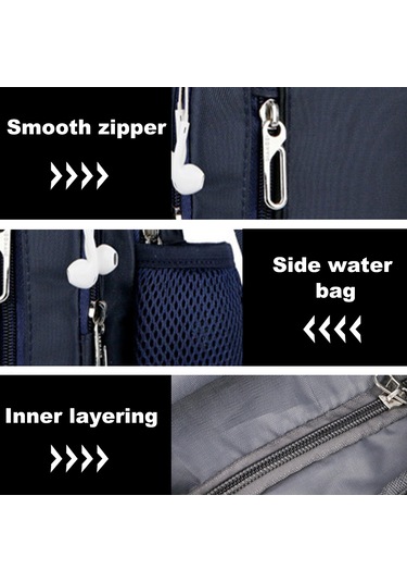 Erkekler Ve Kadınlar İçin Omuz Çantası, Su Şişesi Tutuculu Mini Çapraz Göğüs Sırt Çantası