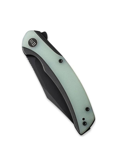 We Knife Snick Titanium Black G10 Natural Kamp Çakı Su Yeşili