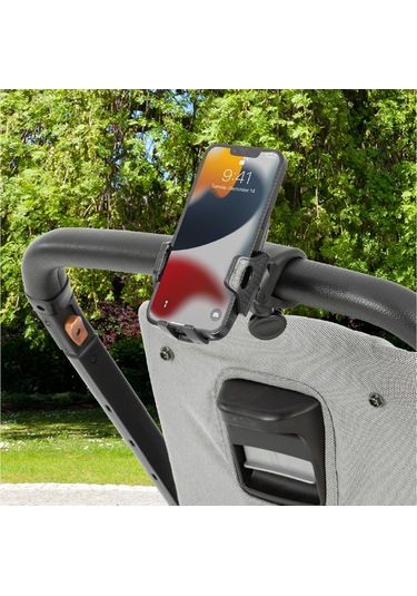 Gezenbebe Bebek Arabası Telefon Tutucu Siyah