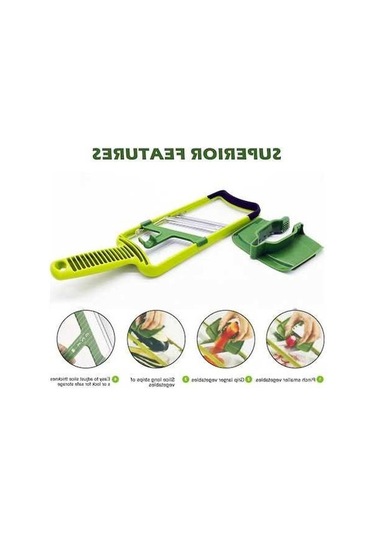 Createtech Çok Elli Ayarlanabilir Paslanmaz Çelik Mandolin Dilimleyici Konforlu Kavrama İle Meyve Sebzeye Hızlı Dilimleyici Rende Diğer Diğer