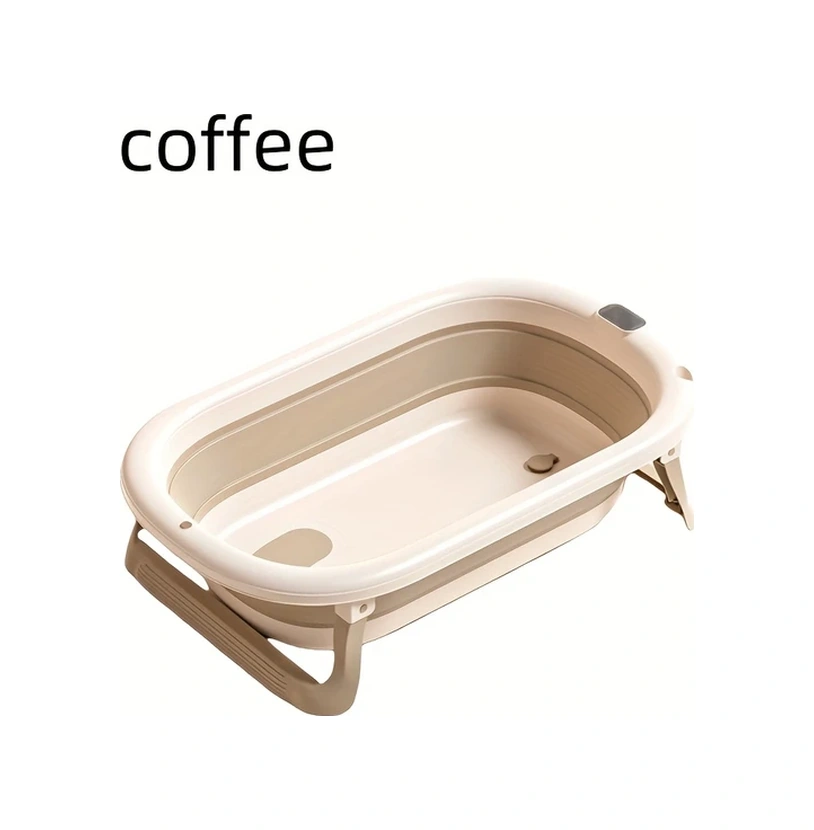 Willowhaven Katlanır Banyo Küveti Oturma Yatma Pp Hafif Bej Kaymaz Taban Coffee Colour Kahverengi