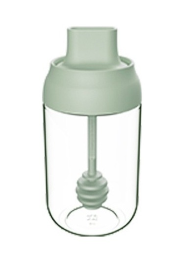 Etiketli, Neme Dayanıklı Kapaklı Ve Kaşıklı Entegre Baharat Kavanozu -yeşil 2