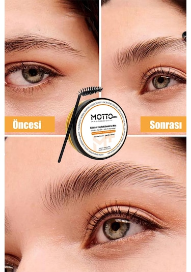Motto Plus Professional Lifting Etkili Hacim Verici Ve Sabitleyici Kaş Waxı 50 ML