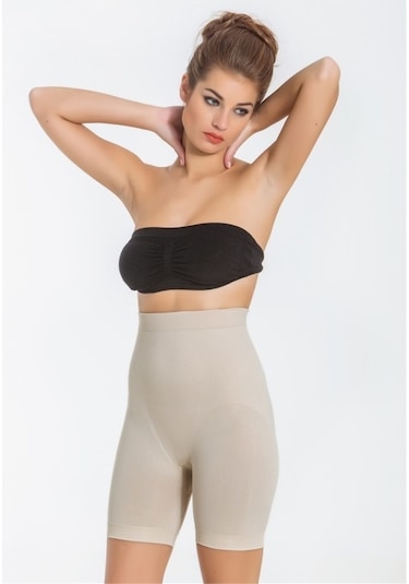 Miss Fit 1212 Dikişsiz Paçalı Çift Kat Korse