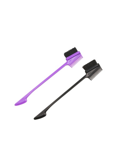 Qingmipy "çift Uçlu Kaş Ve Kirpik Fırçası - Çok Amaçlı Saç Şekillendirme Aracı"