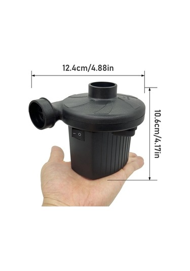 Zyzqstore Türkçe Hava Yatağı Pompa, Ac220v Taşınabilir Hızlı Doldurma Elektrikli 1 Adet